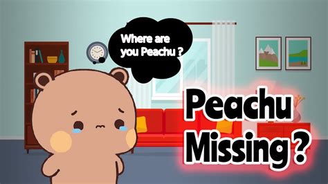 Peachu Missing Bubu Dudu Goma Peach Milkmoachabear Cute