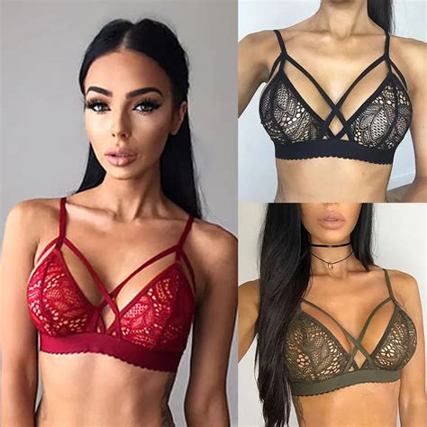 Buy Hot Womens Bras Sexy Fashion Lace Bras Floral