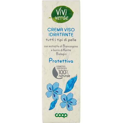 Crema Viso Idratante Per Tutti I Tipi Di Pelle COOP VIVI VERDE 50 ML