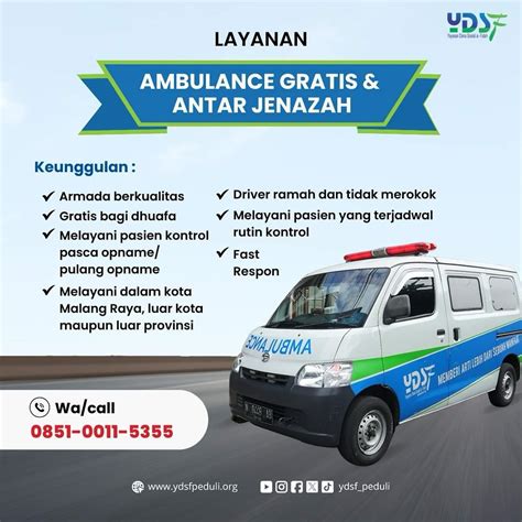 LAYANAN AMBULANCE GRATIS DAN ANTAR JENAZAH AtmaGo