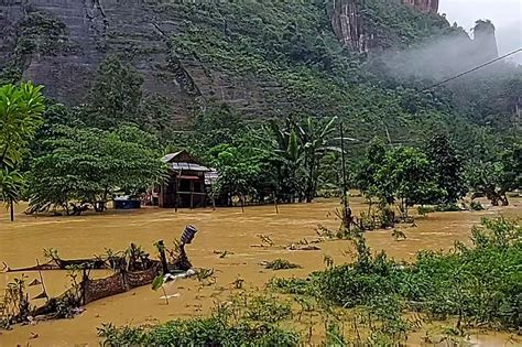 Banjir Kembali Rendam Objek Wisata Lembah Harau