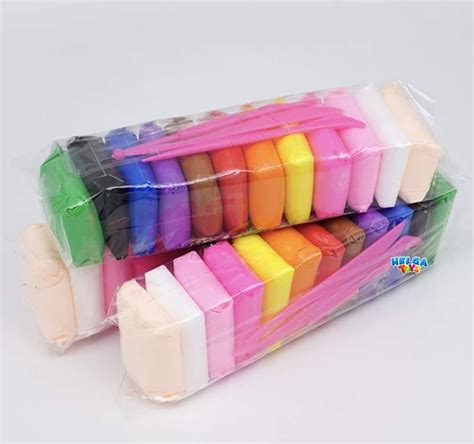 Set Plastilina Inteligenta Magic Clay 12 Pungi Helga Toys Helgatoysro