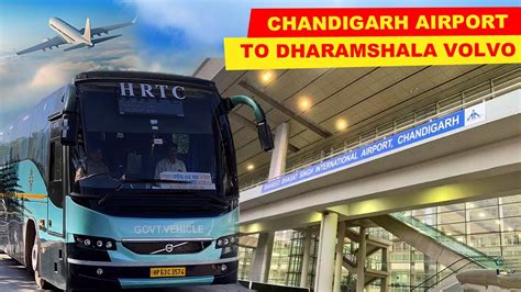 Chandigarh Airport To Dharamshala Hrtc Luxury Volvo Bus Service