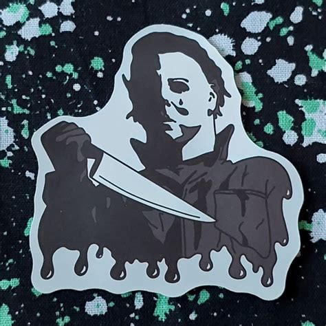 Slasher Michael Myers Sticker Miss Sombre New Zealand