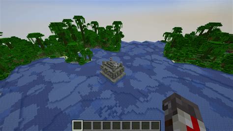 I found this seed with a jungle temple on the middle of a laked (6110885647680132346) : r ...