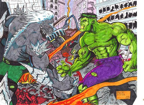 The Hulk vs Doomsday by gagex07 on DeviantArt