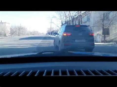Выезд на встречку в Экибастузе - YouTube