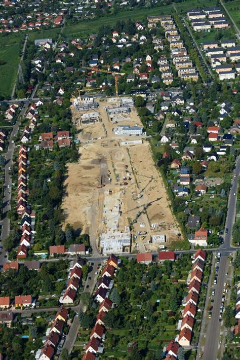 Luftaufnahme Berlin Baustellen Zum Neubau Wohngebiet Einer