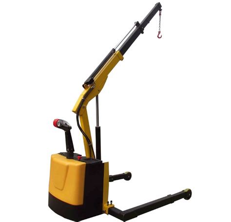 Electric Powered Small Lift Counter Balance Hydraulic Floor Crane