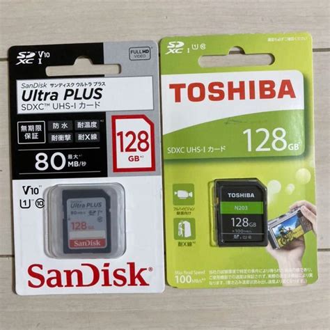 Yahoo オークション 新品 未使用品 Toshiba Sandisk Sdhc Uhs I カー