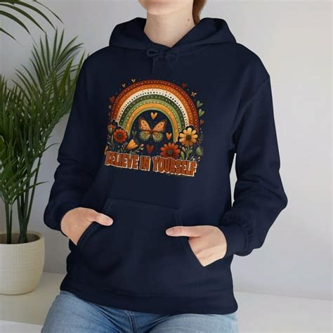 Believe In Yourself Unisex Heavy Blend Hooded Inspirational