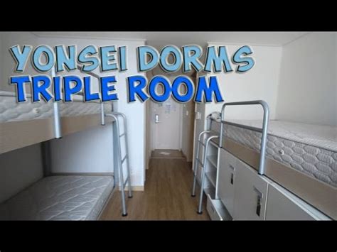 Yonsei International Campus Dormitory Tour Triple Room YouTube