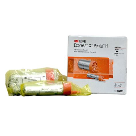 3M ESPE Express XT Penta H VPS Impression Material Dental Pack 36891