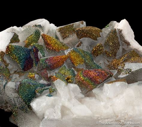 Chalcopyrite On Calcite SM19 21 Near Daye China Mineral Specimen