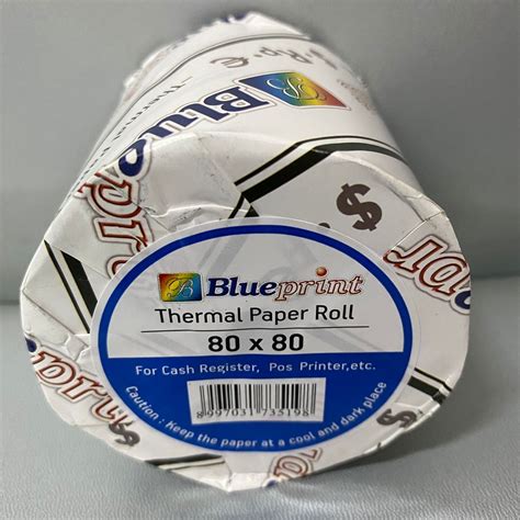 Jual Kertas Thermal X Blueprint Thermal Paper Roll X Mm