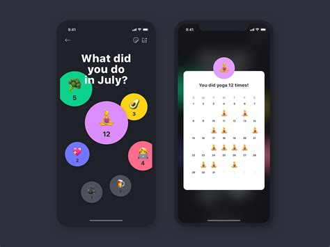 Emoji Calendar Concept by Jiwon Bae on Dribbble