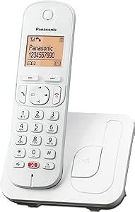 Panasonic Kx Tgc Spw Digitales Schnurloses Telefon F R Senioren Mit