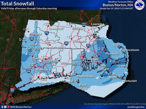 New Forecast Map: These Areas In Connecticut Expected To See Most ...