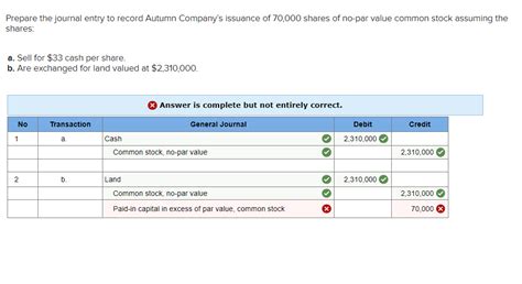 Solved Prepare The Journal Entry To Record Autumn Company S Chegg