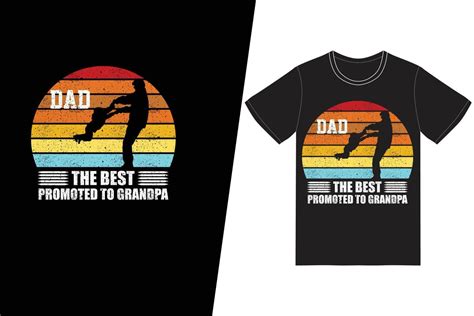 los mejores papás son ascendidos a diseño de camisetas de abuelo