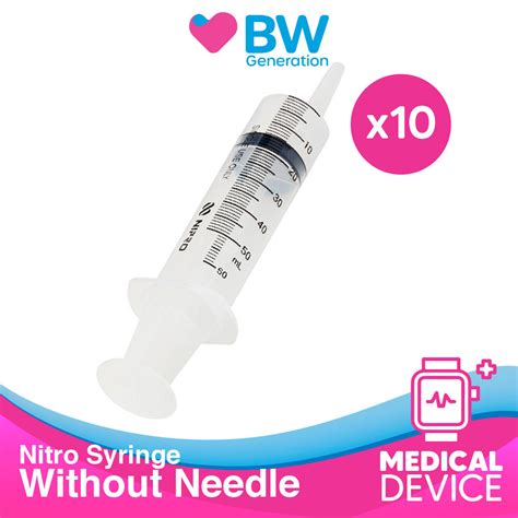 Nipro Syringe Without Needle Ml Pcs By Bw Generation