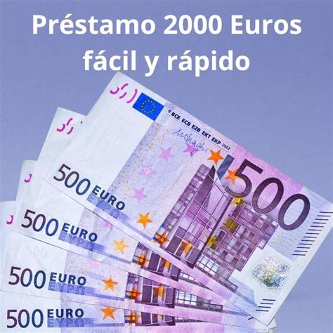 Solicita préstamo 2000 Euros fácil y rápido MoneyCash