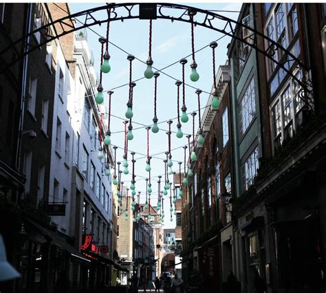 Giant Lights Art Installation Ganton Street Carnaby Gantonstreet