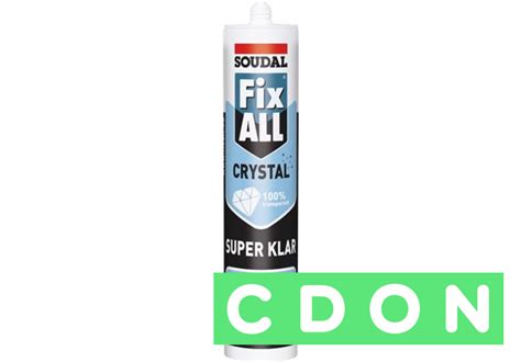 Soudal Montagelim 290ml Fix All Flexi Vit Målningsbar Multifugenlimelastisk Upp Till20 Cdon