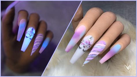 Unicorn Acrylic Nails 50 Sweet Birthday Nails To Brighten Your