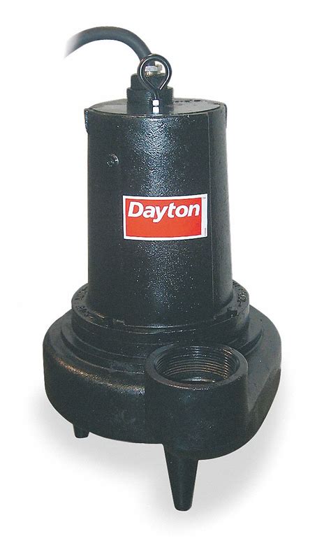 Dayton Bomba De Aguas Residuales Sumergible 1 12 Hp Manual 230