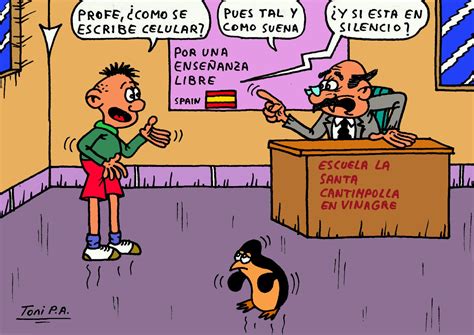 CHISTES TONI P A Un día en la escuela