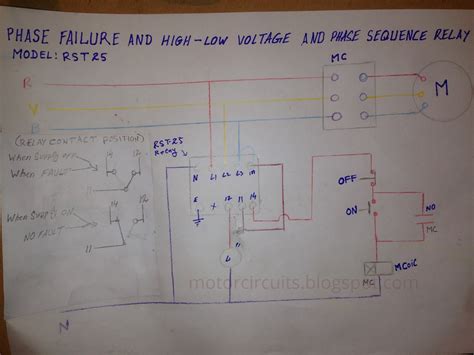 Phase Failure Relay Circuit Diagram Pdf