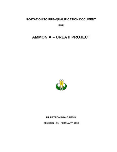 Pdf Ammonia Urea Ii Project Pt Petrokimia Gresik Doc For