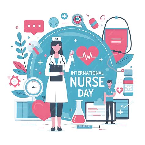 Premium Photo Happy International Nurses Day Illustration