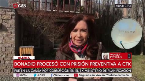 Bonadío Procesó Con Prisión Preventiva A Cristina Kirchner Youtube