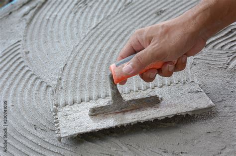 hand   bound  cement  cement work apply cement