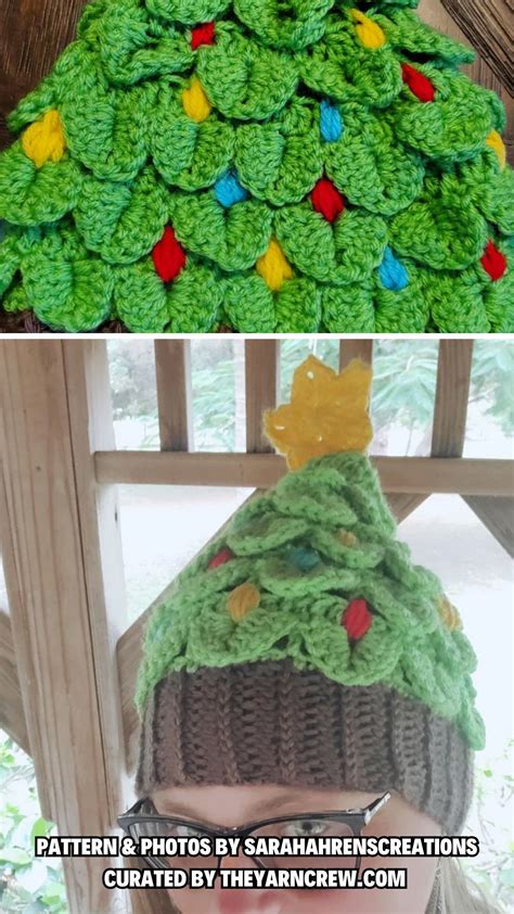 Uniquely Creative Crochet Christmas Tree Hat Patterns The Yarn Crew