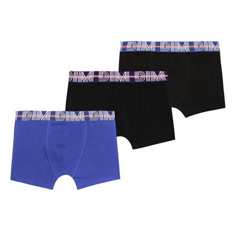 Lot De Boxers Ecodim Noir Bleu Dim La Redoute