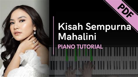 Mahalini Kisah Sempurna Piano Tutorial Not Angka Youtube