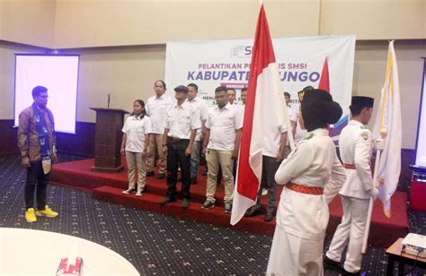 Lantik Pengurus SMSI Bungo Mukhtadi Edukasi Masyarakat Dengan Produk