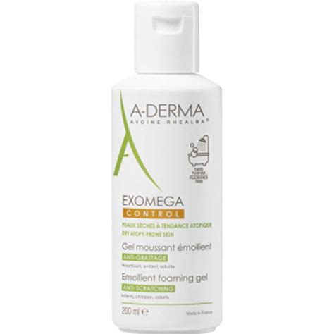 A Derma Exomega Control Gel Moussant Mollient Anti Grattage Ml