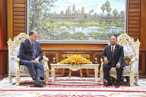 New German Ambassador Pays Courtesy Visit To Cambodian Na President