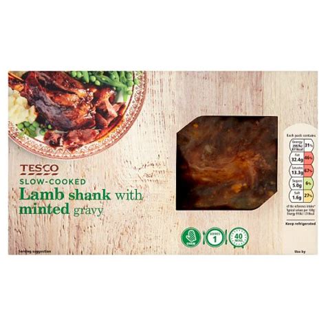 Tesco Lamb Shank In Mint Gravy 450G | Really Good Culture