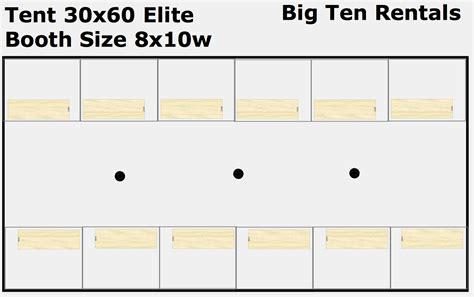 X Vendor Booth Layouts