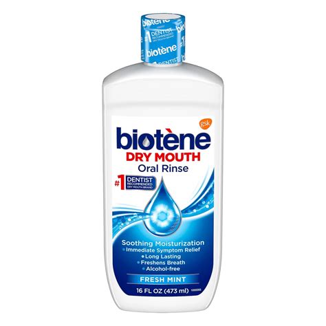 Biotene Oral Rinse for Dry Mouth - Fresh Mint - Shop Mouthwash at H-E-B