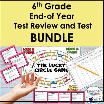 6th Grade Math End Of Year Review And Assessment Bundle By Teacher Twins