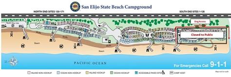 San Elijo State Beach Campground Map