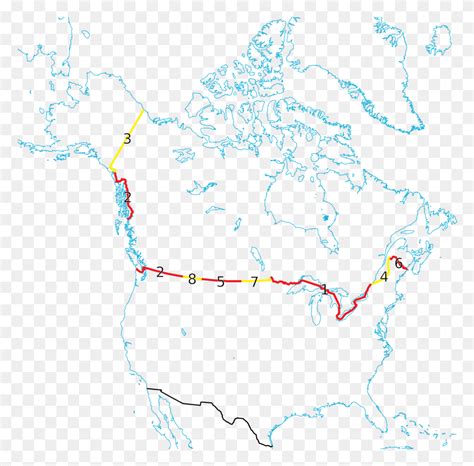 Map Of United States Canada 16 File Us Border Svg Wikimedia Canada Us ...