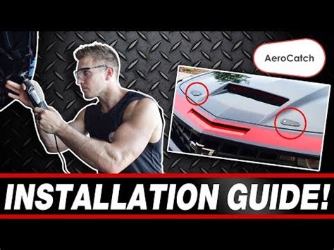 Aerocatch Hood Pin Step By Step Install Ss Camaro Th Gen