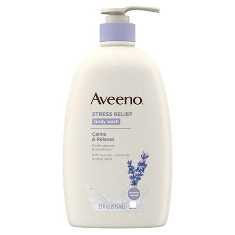 Aveeno Stress Relief Lavender Scented Body Wash 33 Fl Oz